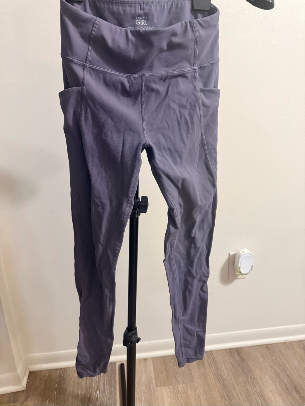 Athleta Girls High-Waist Leggings in Slate Purple